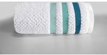 Ręcznik Monaco Biały + Aqua 70x130