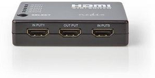 Nedis HDMI - Switch | 5-Port port(s) | 5x HDMI- Ingång | 1x HDMI- utgång | 1080p | 3.4 Gbps | ABS | Svart