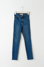 Gina Tricot - Molly petite high w jeans - highwaist jeans - Blue - XS - Female