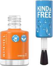 Kind & Free Clean Nail 170 Amber Blaze Neglelak Makeup Nude Rimmel