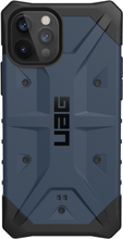 UAG - Pathfinder backcover hoes - iPhone 12 / iPhone 12 Pro - Blauw + Lunso Tempered Glass