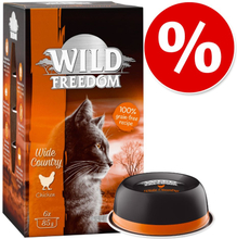 Zum Sonderpreis! Wild Freedom Adult Schale 6 x 85 g - Deep Forest - Wild & Huhn