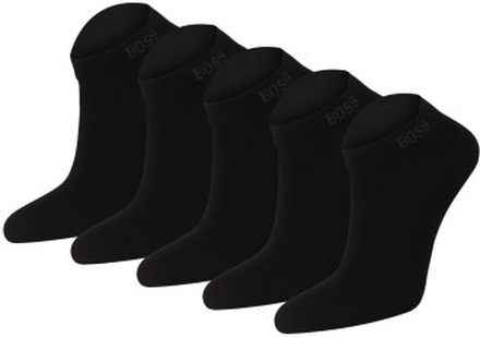 BOSS 5P Cotton Blend Ankle Socks Schwarz Gr 39/42 Herren