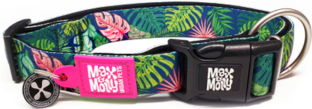 Max & Molly Smart ID Halsband Tropical - Grösse S: 28-45 cm Halsumfang, B 15 mm