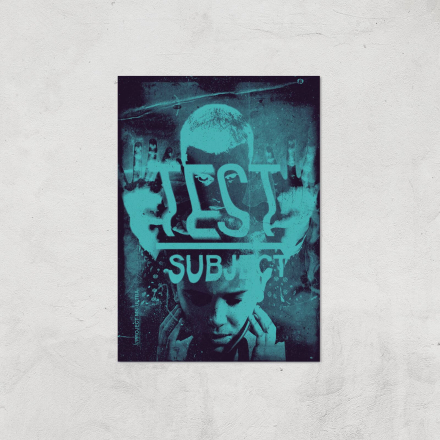 Stranger Things Test Subject Giclee Art Print - A3 - Print Only