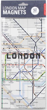 Kikkerland London Map Magnets