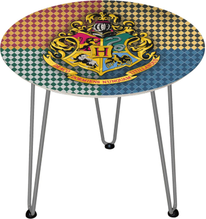 Decorsome x Harry Potter Hogwarts Wooden Side Table - Silver