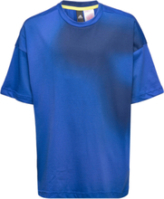 Arkd3 Allover Print T-Shirt Sport T-Kortærmet Skjorte Blue Adidas Sportswear