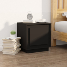 vidaXL Sängbord svart 44x35x45 cm konstruerat trä