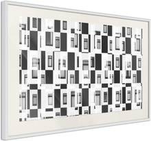 Plakat - Modern Public Housing - 60 x 40 cm - Hvid ramme med passepartout