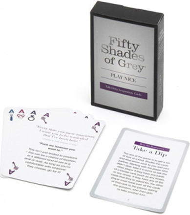 Fifty Shades of Grey Talk Dirty Inspiration Cards Kortspil