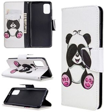 Pattern Printing Wallet Stand Flip Leather Phone Cover for Samsung Galaxy A41 (Global Version)