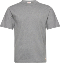 Basic T-Shirt Héritage T-shirts Short-sleeved Grå Armor Lux*Betinget Tilbud