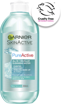 Garnier Skinactive Pureactive All In 1 Micellar Cleansing Water 400 Ml Ansigtsrens T R Nude Garnier