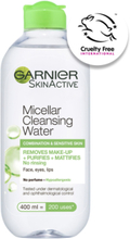 Micellar Cleansing Water For Combination & Sensitive Skin Ansiktstvätt Ansiktsvatten Nude Garnier