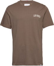 Blake T-Shirt T-shirts Short-sleeved Brun Les Deux*Betinget Tilbud