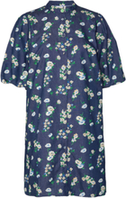 Nuedelle Dress Dresses Shirt Dresses Marineblå Nümph*Betinget Tilbud