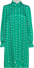 Nubell Shirt Dress Dresses Shirt Dresses Grønn Nümph*Betinget Tilbud