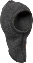 Wool Fullface Accessories Headwear Balaclava Grey Mikk-line