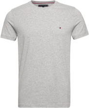Core Stretch Slim C-Neck Tee T-shirts Short-sleeved Grå Tommy Hilfiger*Betinget Tilbud