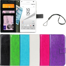 Plånboksfodral Sony Xperia Z5 Compact ID Ficka + Handlovsrem
