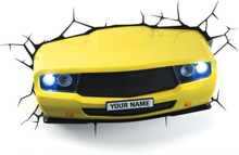 3D Muscle Car Light (Yellow)