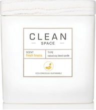 Clean Space Fresh Linens Scented Candle 227 ml