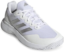 Skor adidas Gamecourt 2.0 Tennis HQ8476 Cloud White/Silver Metallic/Cloud White
