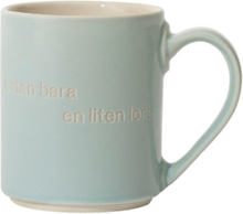 Astrid Lindgren Mug 20 Home Tableware Cups & Mugs Coffee Cups Blue Design House Stockholm