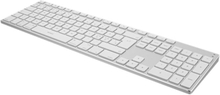 Deltaco Full-Size Bluetooth Aluminium Tastatur - Sølv