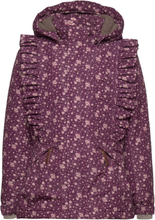 Jacket Aop Outerwear Jackets & Coats Winter Jackets Purple En Fant
