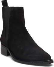 Bialusia Chelsea Boot Suede Shoes Chelsea Boots Black Bianco