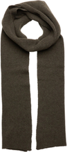 Gp Unisex Wool Scarf - Army Accessories Scarves Winter Scarves Kakigrønn Garment Project*Betinget Tilbud
