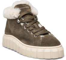 Balo Sneaker Boot - Army Suede Shoes Wintershoes Chunky Sneakers Grønn Garment Project*Betinget Tilbud