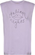 Teri Tops T-shirts & Tops Sleeveless Purple Stella Nova