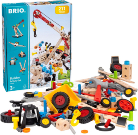 Brio® Builder Byggesett 210 Deler Toys Building Sets & Blocks Building Sets Multi/mønstret BRIO*Betinget Tilbud