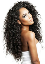 Brazilian Hair Curly Natural Color Hand Tied Weave