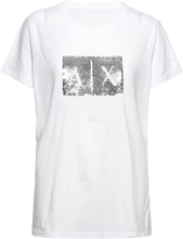 T-Shirt Tops T-shirts & Tops Short-sleeved White Armani Exchange