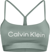 Calvin Klein Bh Sport Essentials Low Support Bra Blå polyester Small Dame