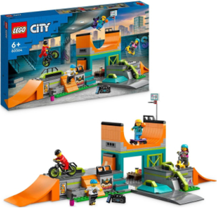 Street Skate Park Set, Skateboard Stunts Toy Toys Lego Toys Lego city Multi/patterned LEGO