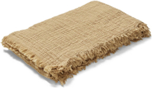 Reloved Sengetæppe 240X260 Cm Sand Home Textiles Bedtextiles Bedspread Brown Juna