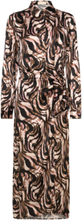 Slleighton Dress Dresses Shirt Dresses Brown Soaked In Luxury