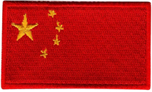 Tygmärke Flagga Kina