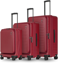 Echolac Celestra 4-Wheel Luggage S/M/L, Echolac Red