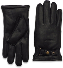 Deerskin Gloves Accessories Gloves Finger Gloves Svart Sebago*Betinget Tilbud