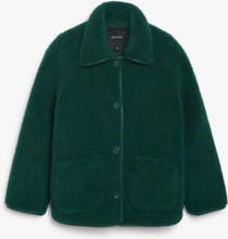 Teddy faux fur jacket - Green