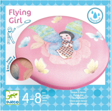 Flying Girl - Disc Toys Outdoor Toys Outdoor Games Rosa Djeco*Betinget Tilbud