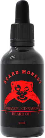Beard Oil Orange/Cinnamon Beauty MEN Beard & Mustache Beard Oil Nude Beard Monkey*Betinget Tilbud