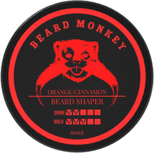 Beard Shaper Orange/Cinnamon Beauty MEN Beard & Mustache Beard Wax & Beardbalm Nude Beard Monkey*Betinget Tilbud