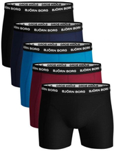 Björn Borg Ess. Cotton Shorts - 5 pack Blauw